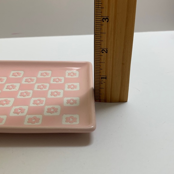 Pink Floral Rectangular Tray - Picture 9 of 9
